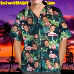 Custom Hawaiian Shirt With Flamingo and Floral Summer Beach