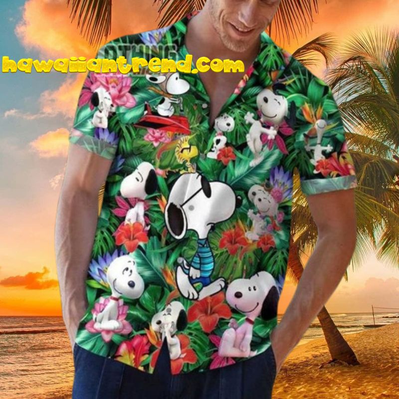 Boston Bruins Snoopy Lover 3D Printed Hawaiian Shirt (1)