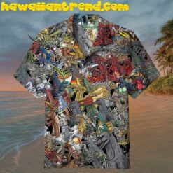 Godzilla Monsters Verse Unisex Hawaiian Shirt