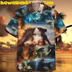 Godzilla vs Kong Hawaiian Shirt
