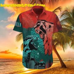 Kong vs Godzilla The Battle Hawaiian Shirt