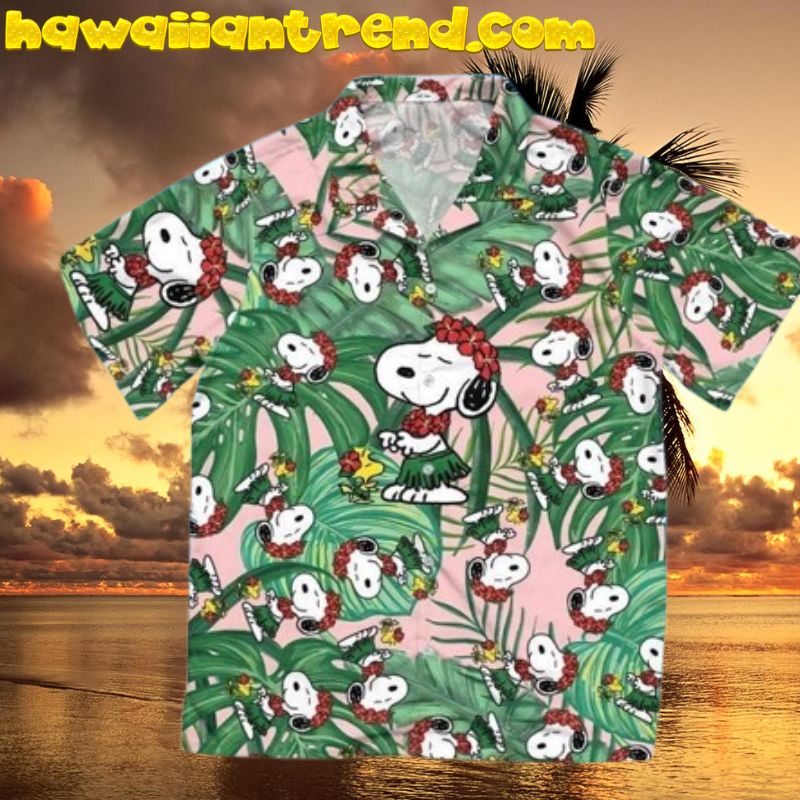 Snoopy Aloha Dance Hawaiian Shirt