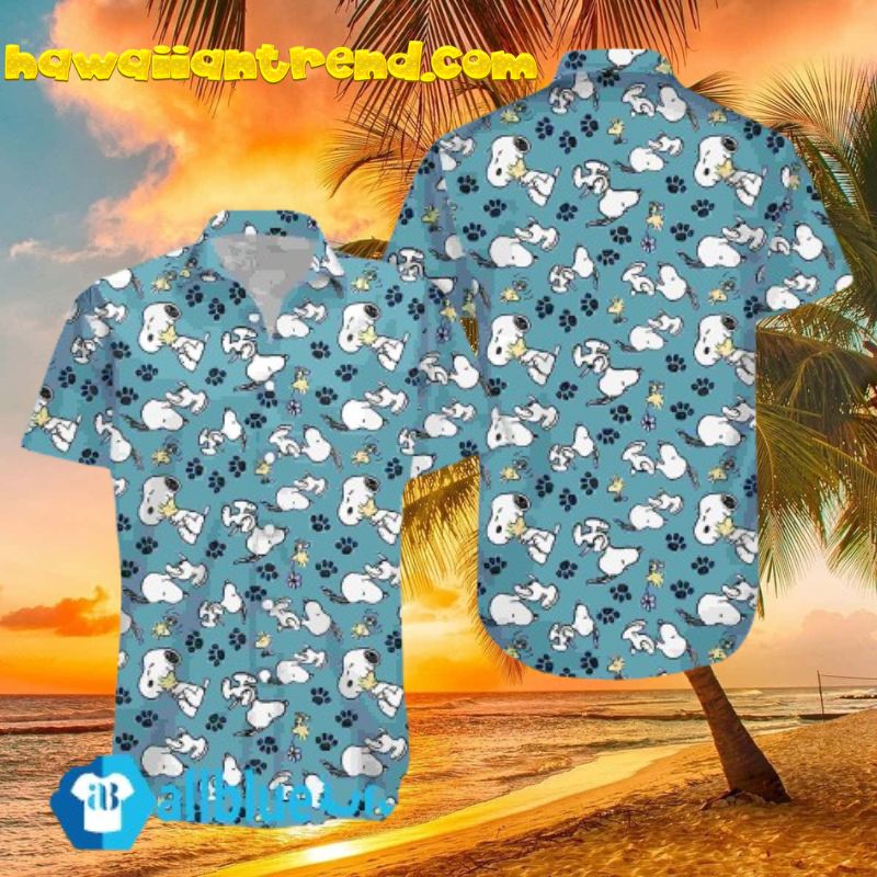 Snoopy Christmas Beach Hawaiian Shirt