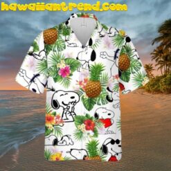 Snoopy Pine Apple Summer Hawaii Shirt