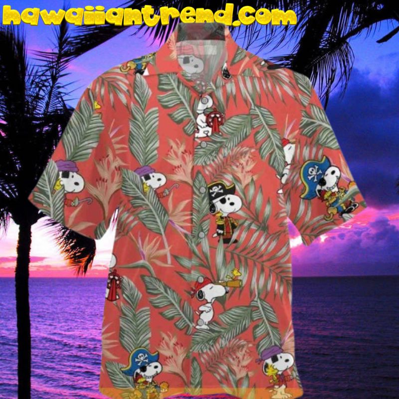 Snoopy Pirate Cute Hawaiian Shirt