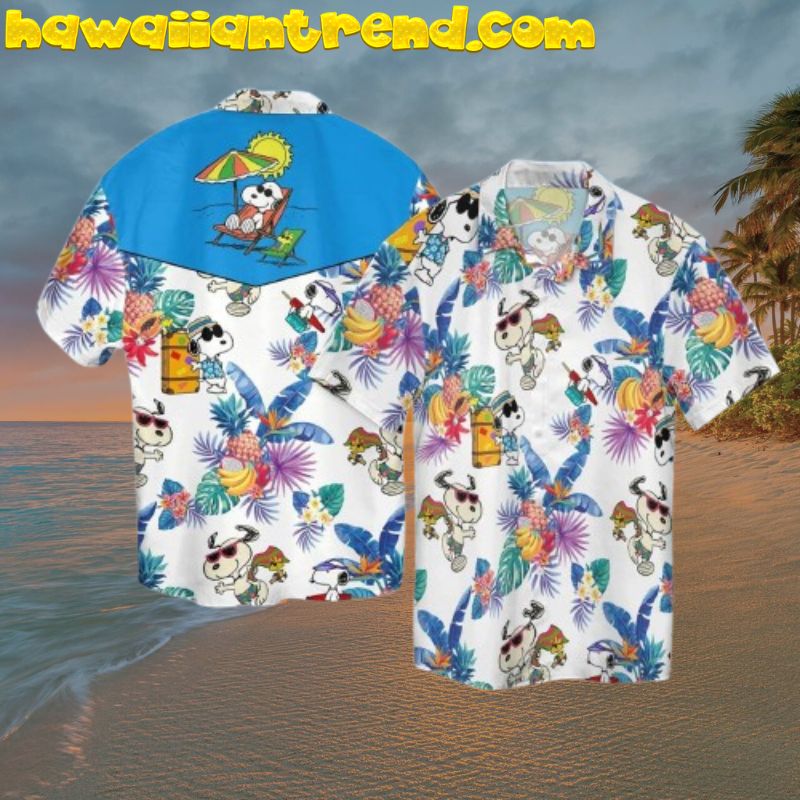 Snoopy Flower Power Cute Hawaiian Shirt