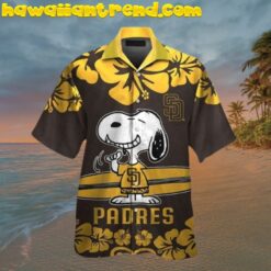 Snoopy San Diego Padres Snoopy Hawaiian Shirt