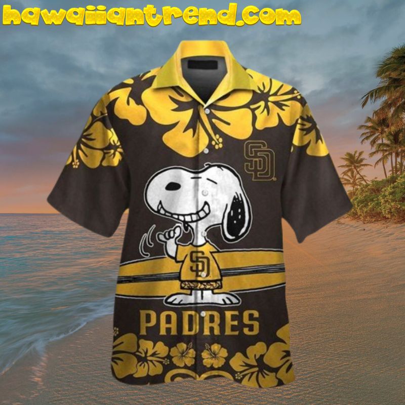 Snoopy San Diego Padres Snoopy Hawaiian Shirt