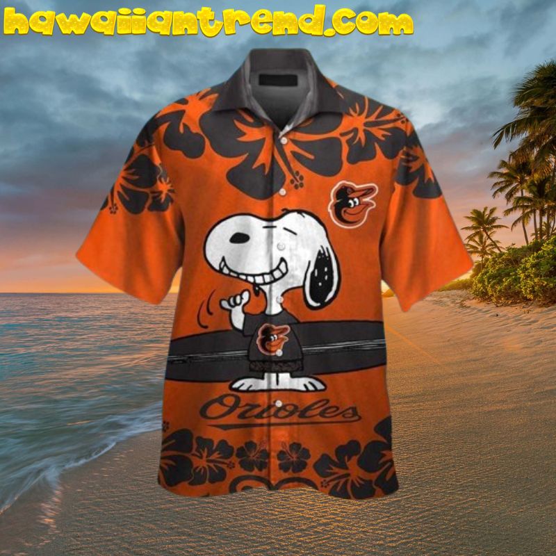 Stay Stylish with Baltimore Orioles Snoopy Hawaii Shirt