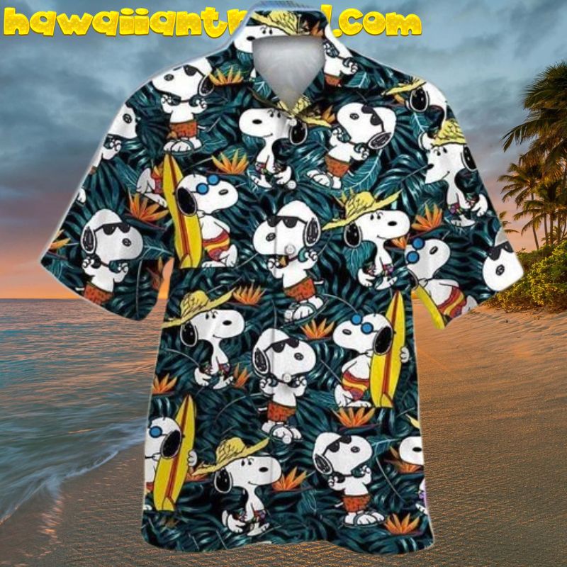 Tropical Snoopy Summer Time Hawaiian Shirt