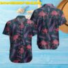 Blue Octopus Kraken Pirate Ship Adventure Hawaiian Shirt