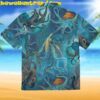 Funny Octopus Riding Bicycle Sceaming Hawaiian Shirt