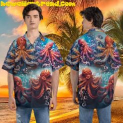 Giant Octopus Deep Sea King Hawaiian Shirt