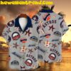 Houston Astros MLB Tiki Mask Tropical Pattern Hawaiian Shirt