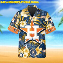Houston Astros Summer Flower Aloha Hawaiian Shirt