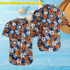 Houston Astros Tropical Vibe Hawaiian Shirts