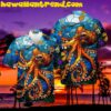 Green Octopus Tropical Yellow Flower Hawaiian Shirt