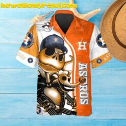 Jack Skeleton Houston Astros Hawaiian Shirt