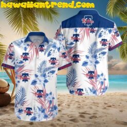 MLB Philadelphia Phillies Tropical Flower Baseball Aloha Hawaiian Shirt