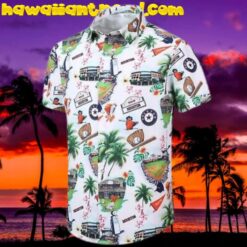 New Houston Astros White Version Hawaiian Button Up Shirt