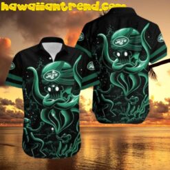 New York Jets Octopus The Magic Lamp Hawaiian Shirt