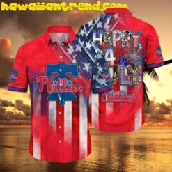 Philadelphia Phillies Fourth of July Celebration Hawaiian Shirt