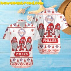 Philadelphia Phillies Holiday Gnome Hawaiian Shirt