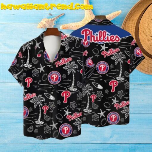 Philadelphia Phillies Island Nights Hawaiian Shirt
