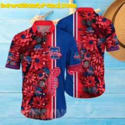 Philadelphia Phillies MLB Floral Full Print Unisex Hawaiian Shirt
