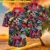 Philadelphia Phillies Snoopy Island Retreat Smiling Hawaiian Shirt