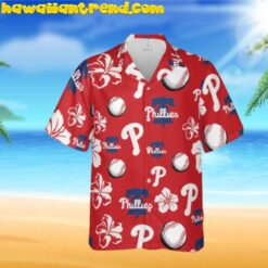 Philadelphia Phillies Vintage Aloha Hawaiian Shirt