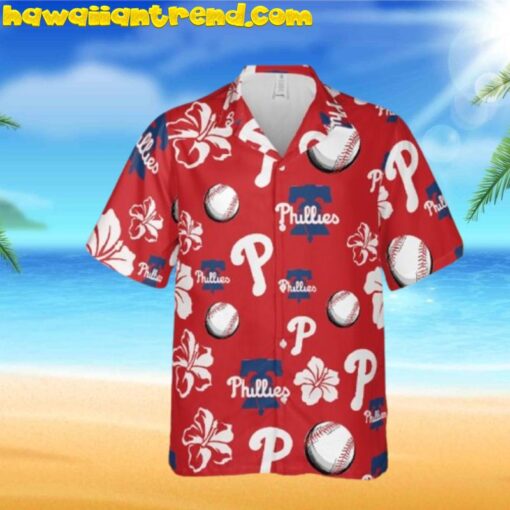 Philadelphia Phillies Vintage Aloha Hawaiian Shirt
