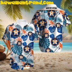 Tropical Team Spirit Houston Astros Hawaiian Shirt