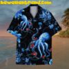 Tropical Pineapple Floral Octopus Hawaiian Shirt
