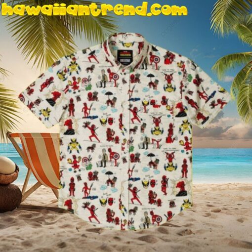 Deadpool And Wolverine Wade World Hawaiian Shirt