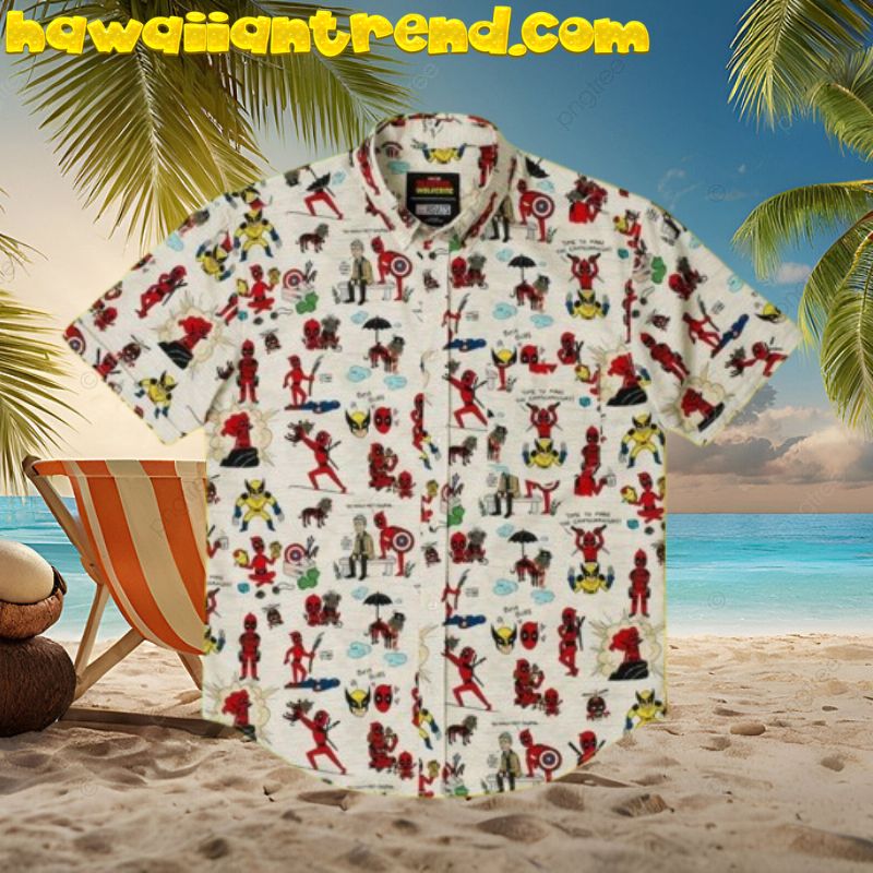 Deadpool And Wolverine Wade World Hawaiian Shirt