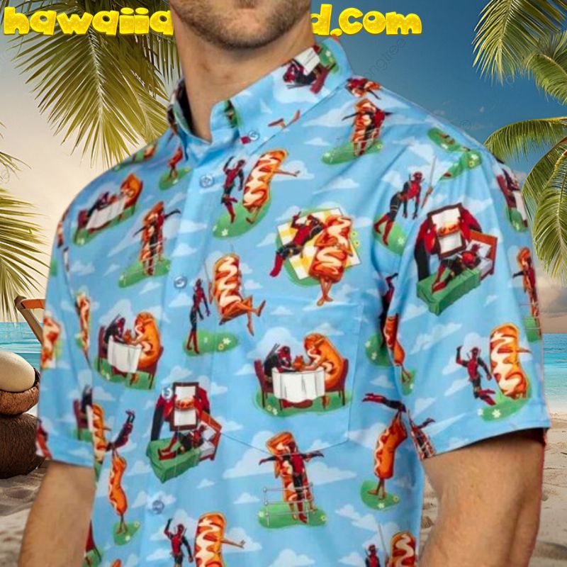 Deadpool Chimichanga Dreams Funny Hawaiian Shirt