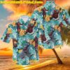 Deadpool Halloween Vacation Sunset Yellow Hawaiian Shirt