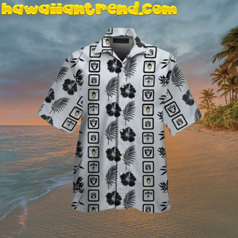 Hibiscus Heat With A Raider Beat Hawaiian Shirt