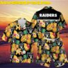 Las Vegas Raiders NFL Football Tropical Floral Hawaiian Shirt