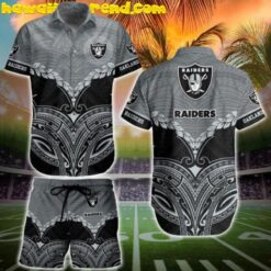 Las Vegas Raiders NFL Polynesian Pattern New Trends Hawaiian Shirt