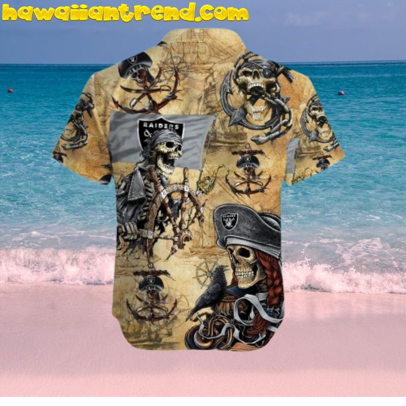 Las Vegas Raiders Pirates Retro Hawaiian Shirt Hot Trendy Summer