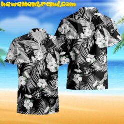 Las Vegas Raiders Tropical Flowers Hawaiian Shirt And Short