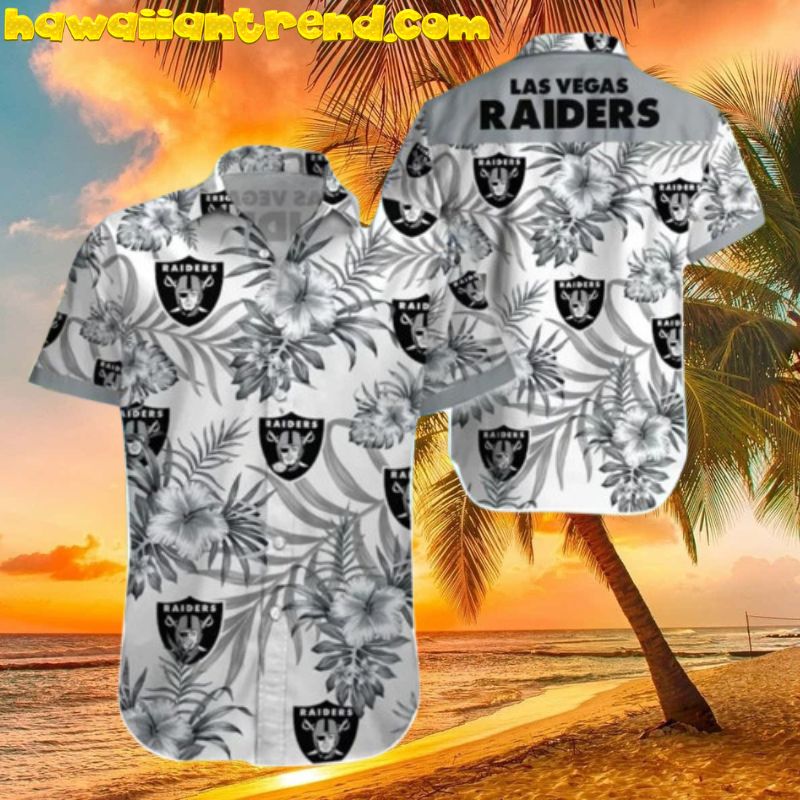 Las Vegas Raiders Tropical Luxe Tropical Hawaiian Shirt