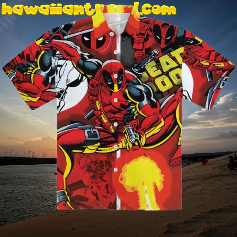 My Favorite Comic Movie Deadpool Hawaiian Shirt