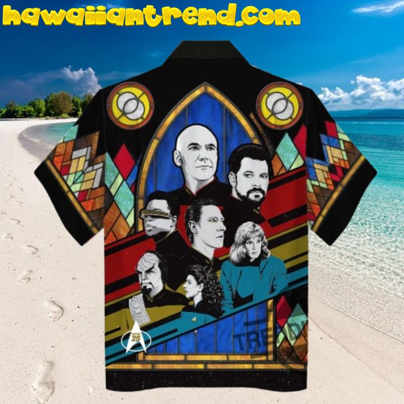 Star Trek The Next Generation Retro Character Hawaiian Shirt