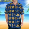 Star Trek The Space Ship Galaxy Black Hawaiian Shirt