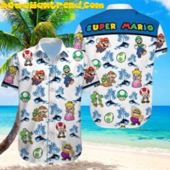 Super Mario In The Island Hawaiian Shirt