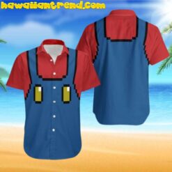 Super Mario Outfit Hawaiian Shirt