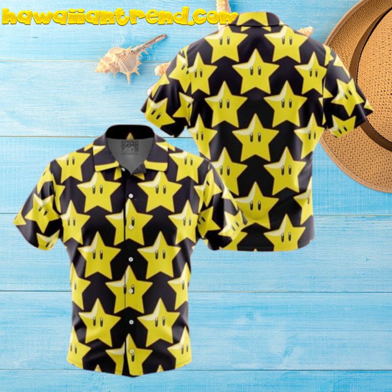 Super Star Mario Strength Hawaiian Shirt